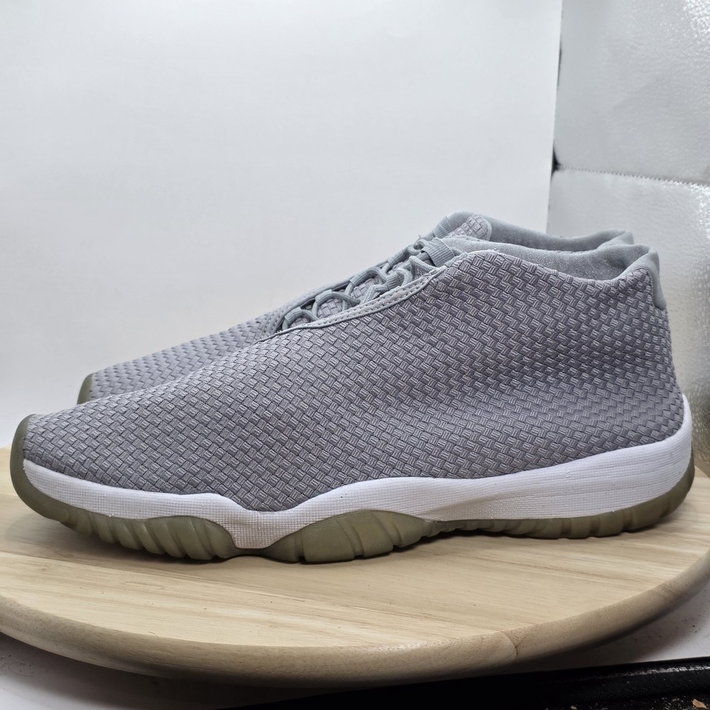 Nike‎ Air Jordan Future Mens Size 12 Wolf Gray White Basketball Shoes Sneakers